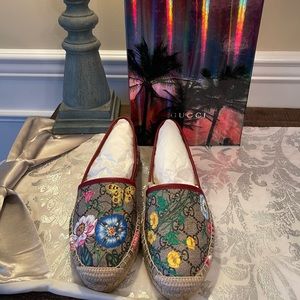 Gucci flora espadrilles